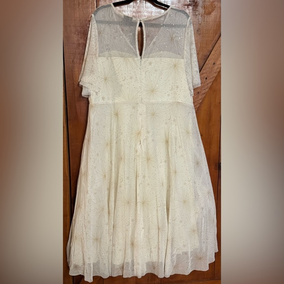 NWT Torrid Midi Mesh Flutter Sleeve Dress Sz 20 - Picture 8 of 12